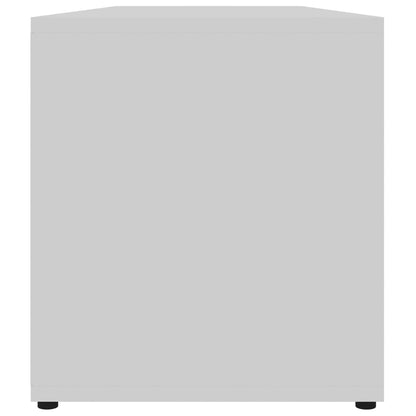 Tv-Meubel 20X34X37 Cm Bewerkt Hout Wit