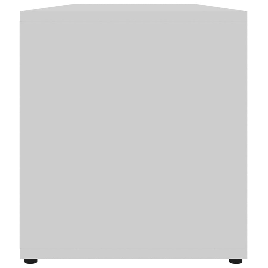 Tv-Meubel 20X34X37 Cm Bewerkt Hout Wit
