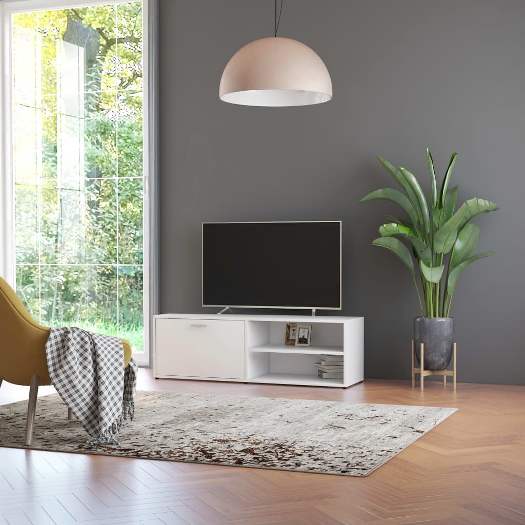 Tv-Meubel 20X34X37 Cm Bewerkt Hout Wit
