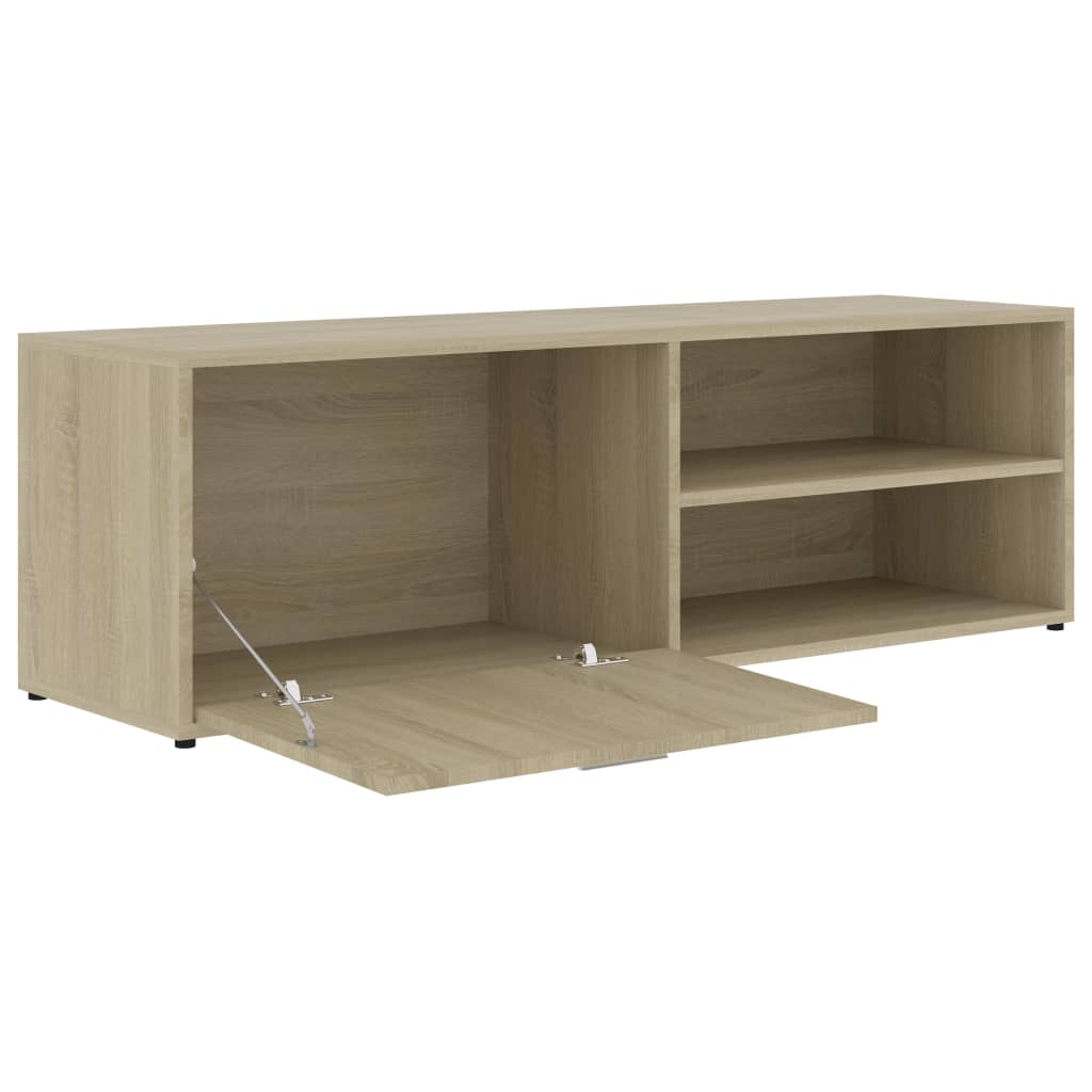 Tv-meubel 120x34x37 cm bewerkt hout sonoma eikenkleurig Sonoma eiken