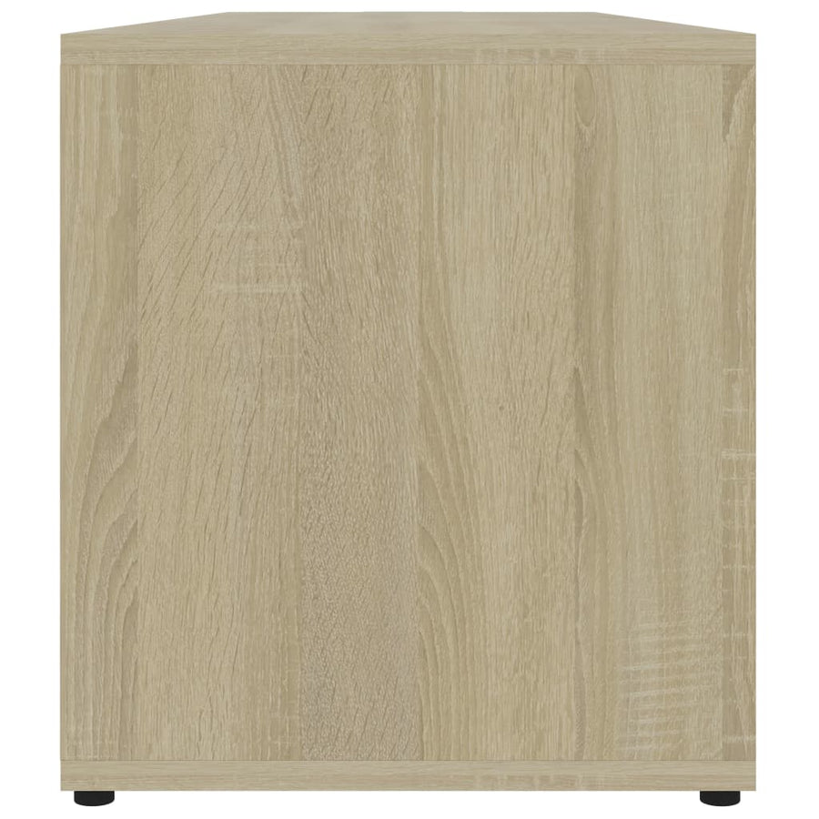 Tv-meubel 120x34x37 cm bewerkt hout sonoma eikenkleurig Sonoma eiken
