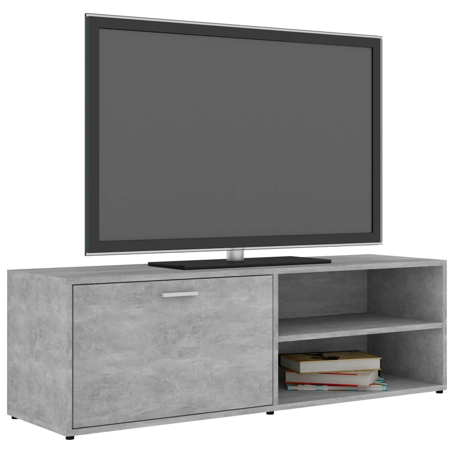 Tv-Meubel 20X34X37 Cm Bewerkt Hout Betongrijs