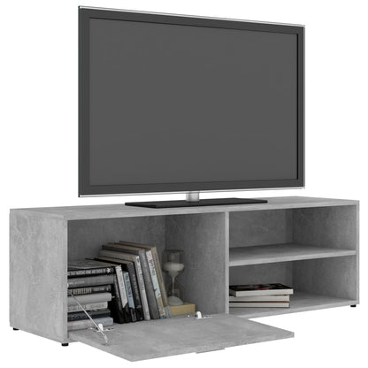 Tv-Meubel 20X34X37 Cm Bewerkt Hout Betongrijs