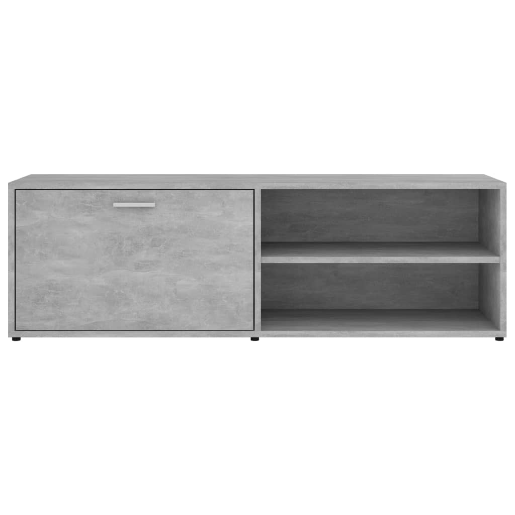 Tv-Meubel 20X34X37 Cm Bewerkt Hout Betongrijs