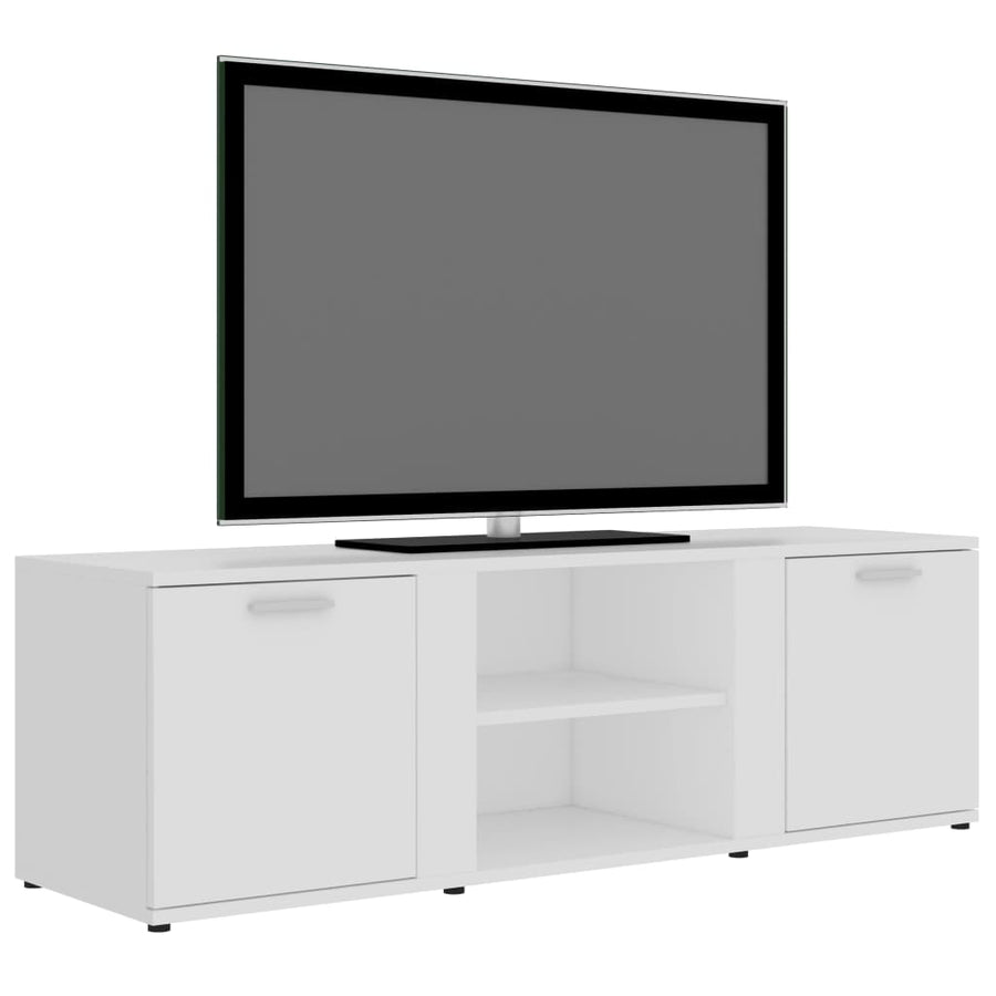 Tv-Meubel 20X34X37 Cm Bewerkt Hout Wit