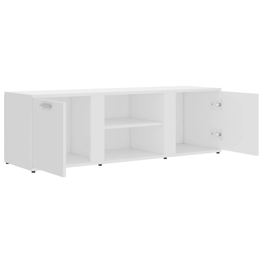 Tv-Meubel 20X34X37 Cm Bewerkt Hout Wit