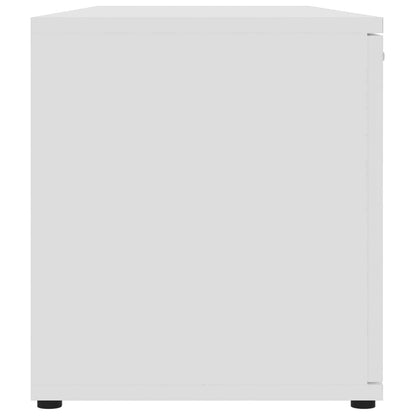 Tv-Meubel 20X34X37 Cm Bewerkt Hout Wit