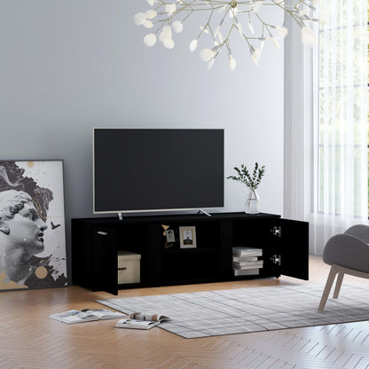 Tv-Meubel 20X34X37 Cm Bewerkt Hout Zwart