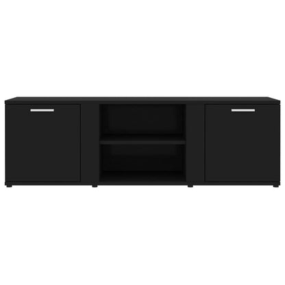 Tv-Meubel 20X34X37 Cm Bewerkt Hout Zwart