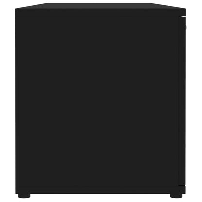 Tv-Meubel 20X34X37 Cm Bewerkt Hout Zwart