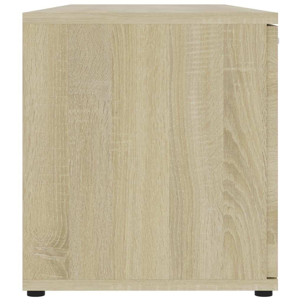 Tv-Meubel 20X34X37 Cm Bewerkt Hout Kleurig Sonoma eiken