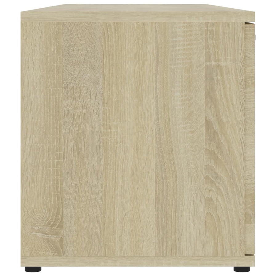 Tv-Meubel 20X34X37 Cm Bewerkt Hout Kleurig Sonoma eiken