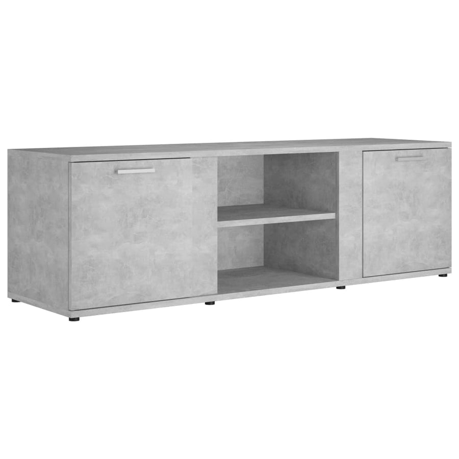 Tv-Meubel 20X34X37 Cm Bewerkt Hout Betongrijs