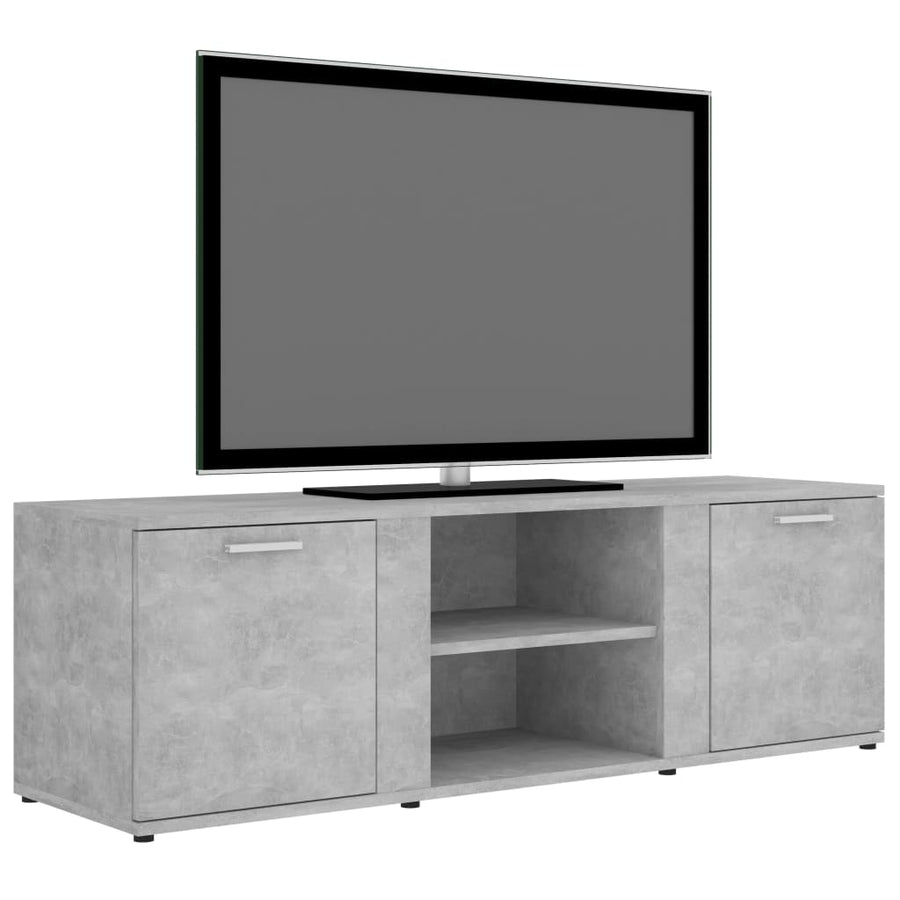 Tv-Meubel 20X34X37 Cm Bewerkt Hout Betongrijs