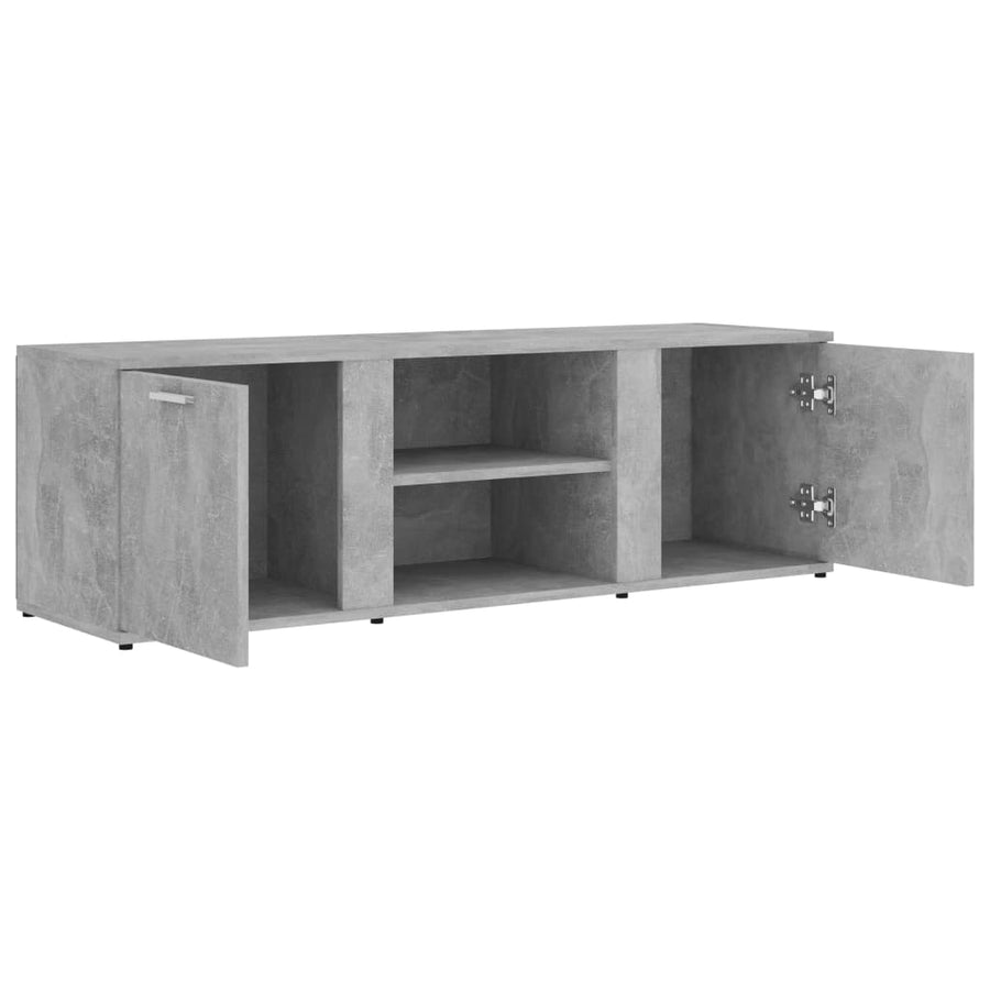 Tv-Meubel 20X34X37 Cm Bewerkt Hout Betongrijs