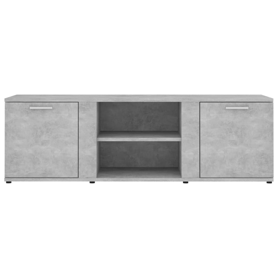 Tv-Meubel 20X34X37 Cm Bewerkt Hout Betongrijs