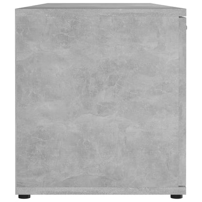 Tv-Meubel 20X34X37 Cm Bewerkt Hout Betongrijs