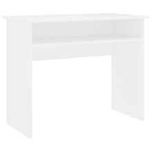 Bureau 90X50X74 Cm Bewerkt Hout Wit