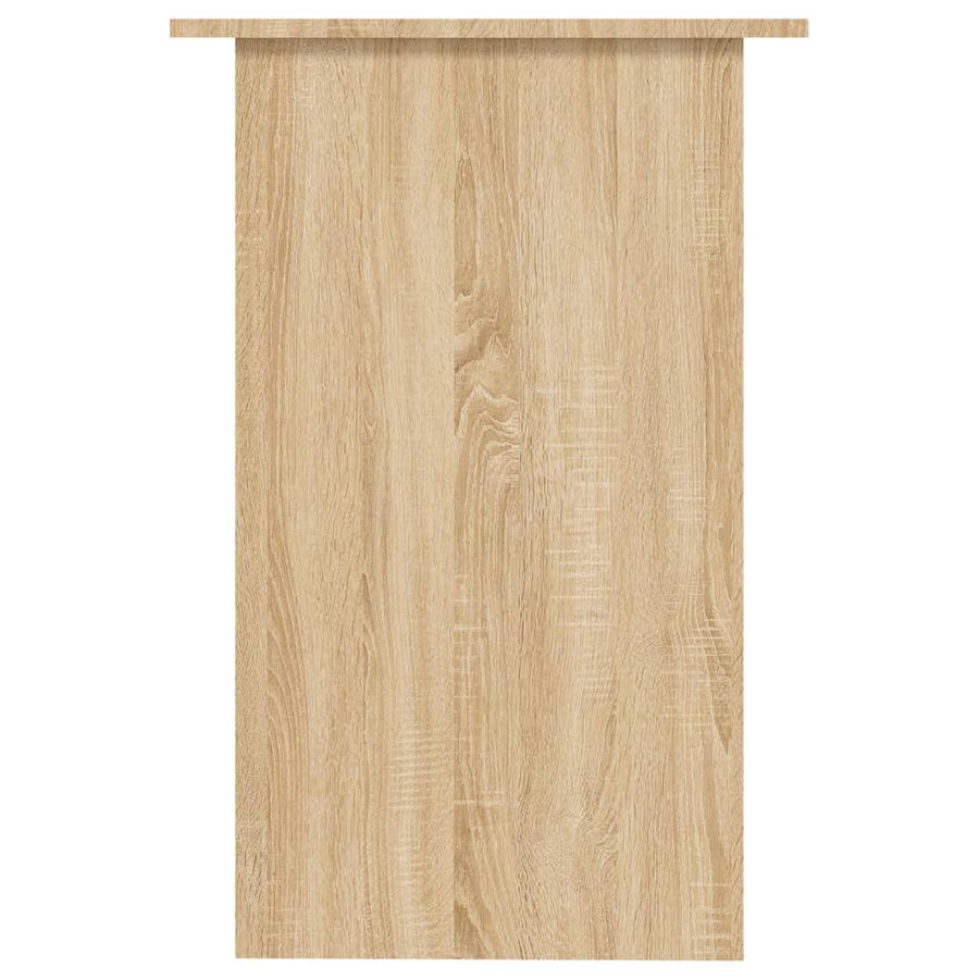 Bureau 90X50X74 Cm Bewerkt Hout Kleurig Sonoma eiken