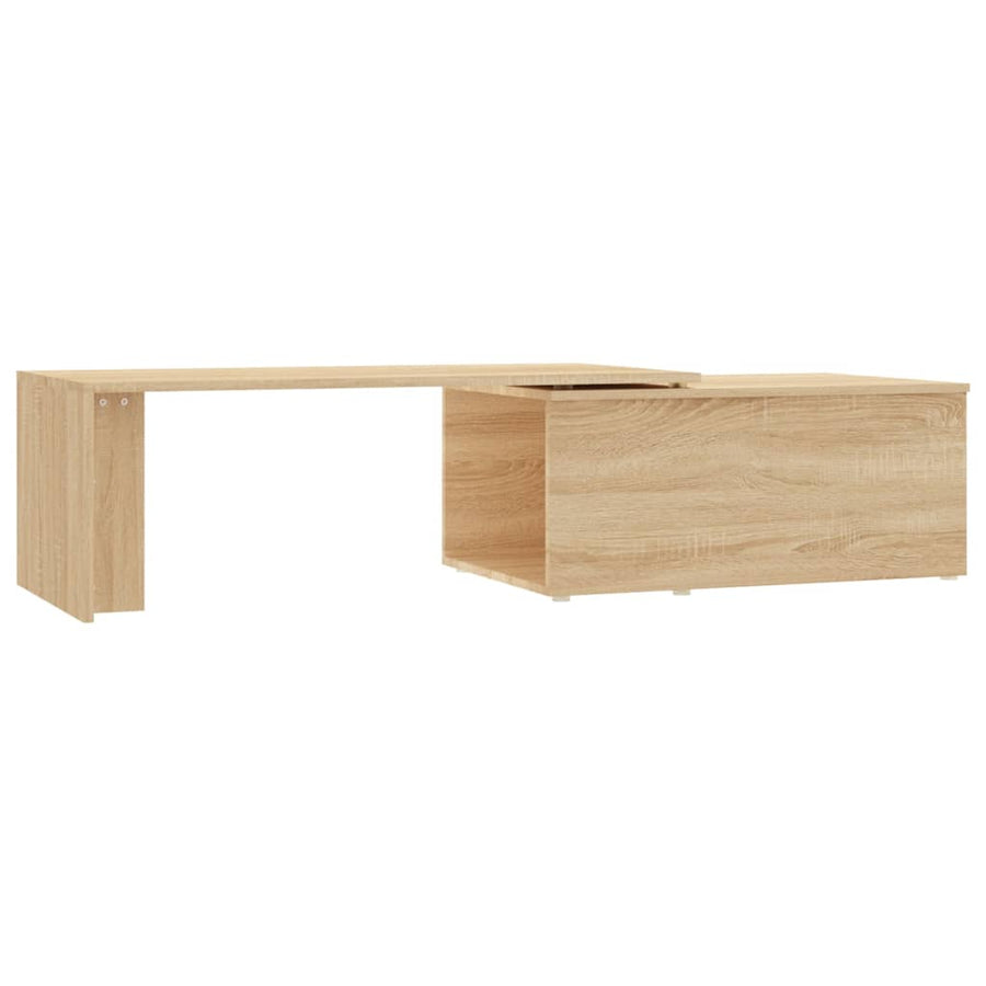 Salontafel 150x50x35 cm bewerkt hout sonoma eikenkleurig Sonoma eiken