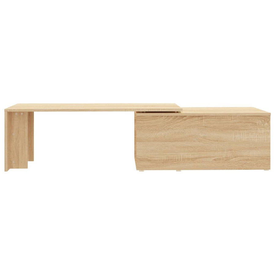 Salontafel 150x50x35 cm bewerkt hout sonoma eikenkleurig Sonoma eiken