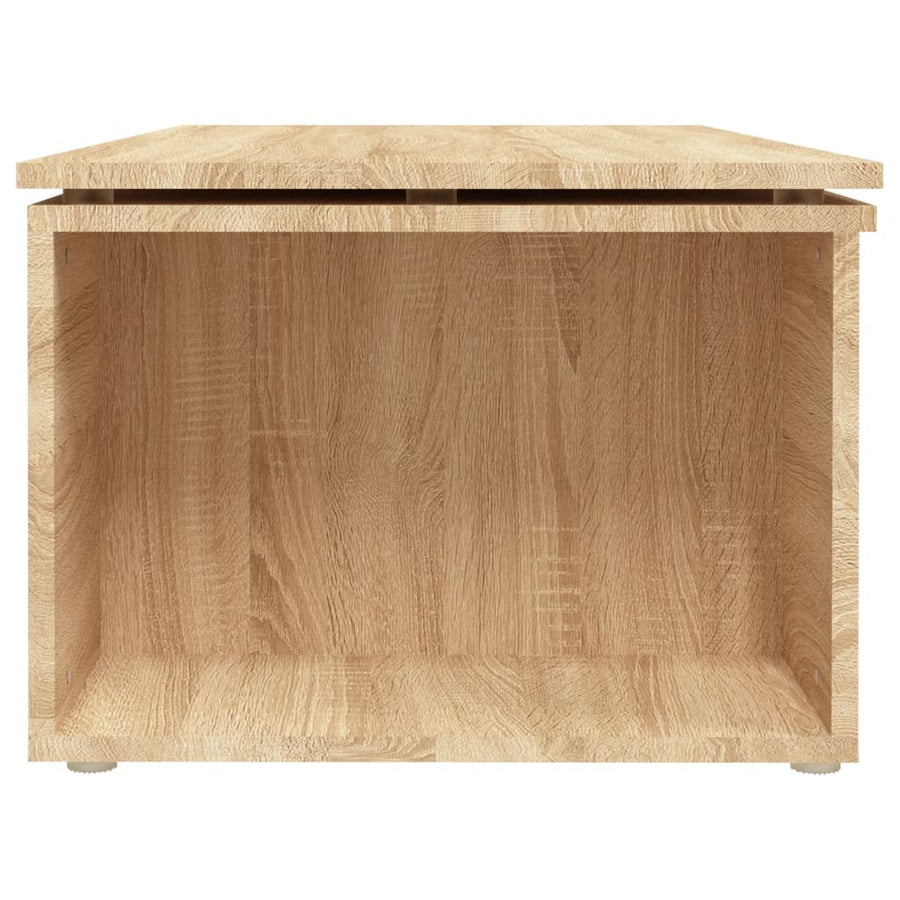 Salontafel 150x50x35 cm bewerkt hout sonoma eikenkleurig Sonoma eiken
