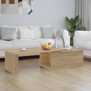Salontafel 150x50x35 cm bewerkt hout sonoma eiken