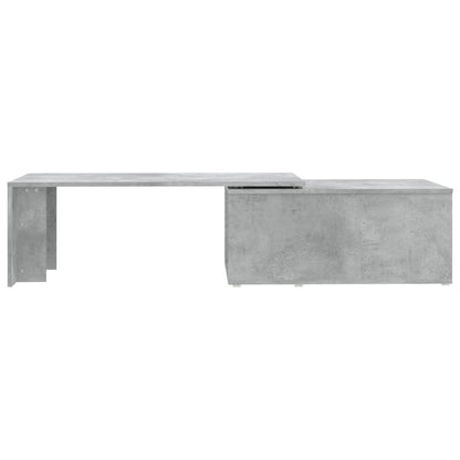 Salontafel 150x50x35 cm bewerkt hout betongrijs Betongrijs