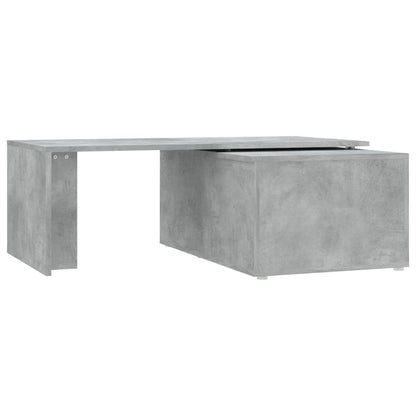 Salontafel 150x50x35 cm bewerkt hout betongrijs Betongrijs