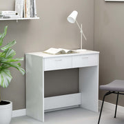 Bureau 80x40x75 cm wit bewerkt hout