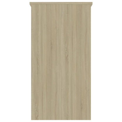 Bureau 80X40X75 Cm Bewerkt Hout Kleurig Sonoma eiken