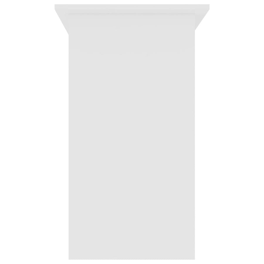 Bureau 80x45x74 cm spaanplaat wit Wit