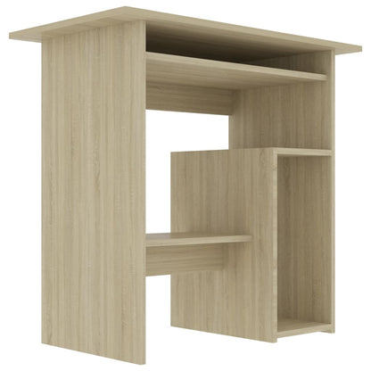 Bureau 80x45x74 cm spaanplaat sonoma eikenkleurig Sonoma eiken