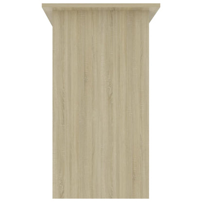Bureau 80x45x74 cm spaanplaat sonoma eikenkleurig Sonoma eiken