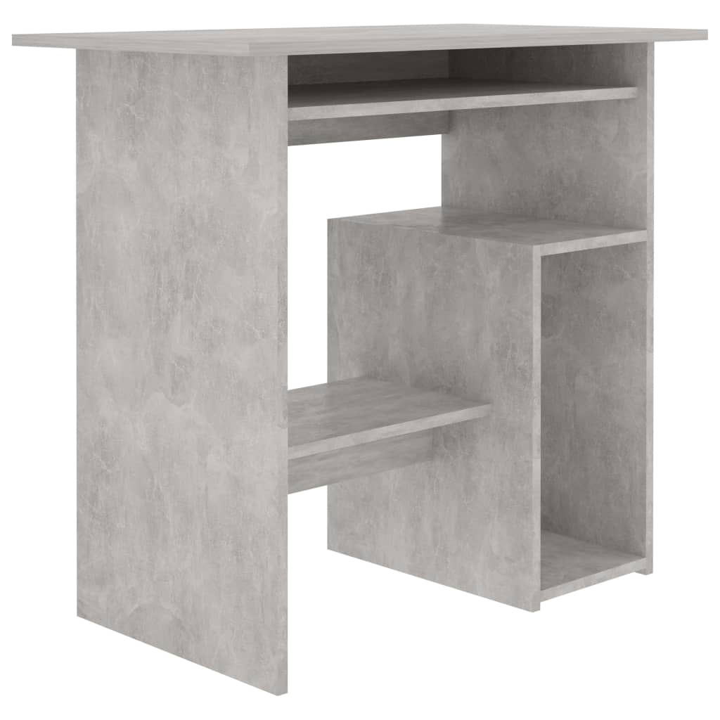 Bureau 80X45X74 Cm Spaanplaat Betongrijs