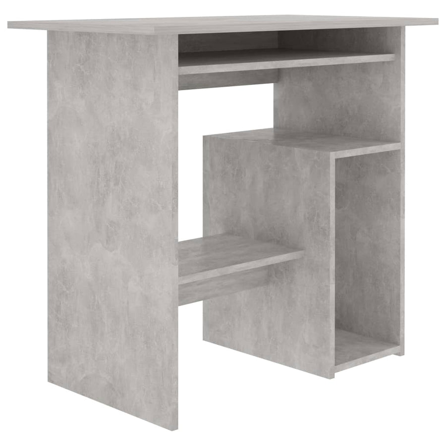 Bureau 80X45X74 Cm Spaanplaat Betongrijs