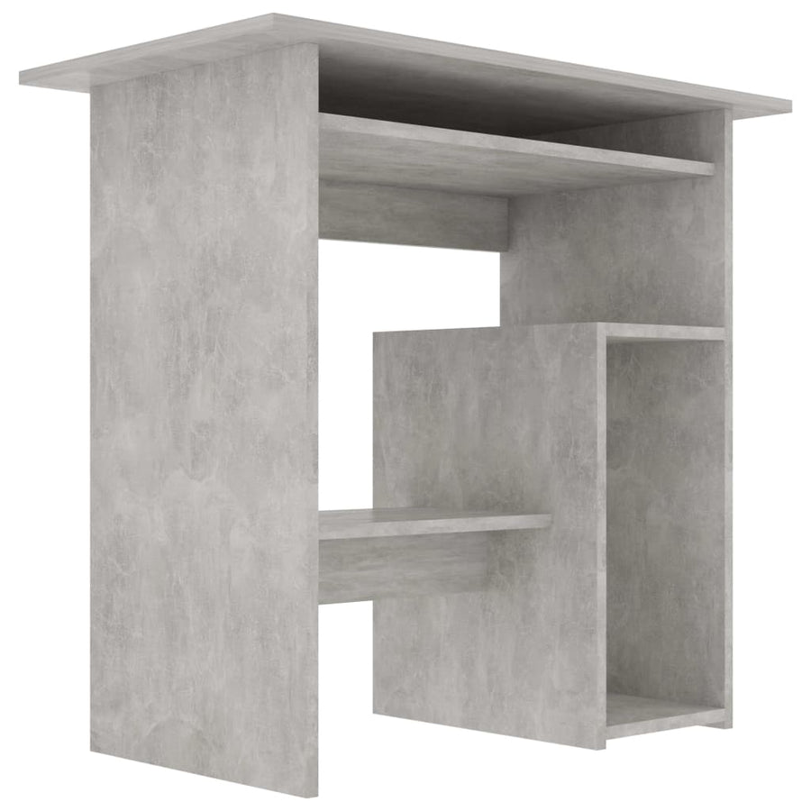 Bureau 80X45X74 Cm Spaanplaat Betongrijs