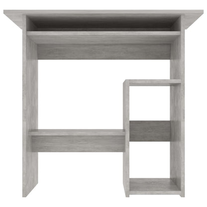 Bureau 80X45X74 Cm Spaanplaat Betongrijs