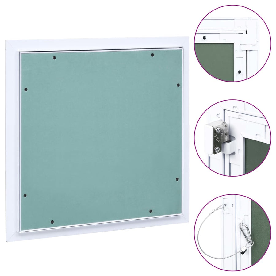 Toegangspaneel Met Aluminium Frame En Gipsplaat 200 x 200 mm