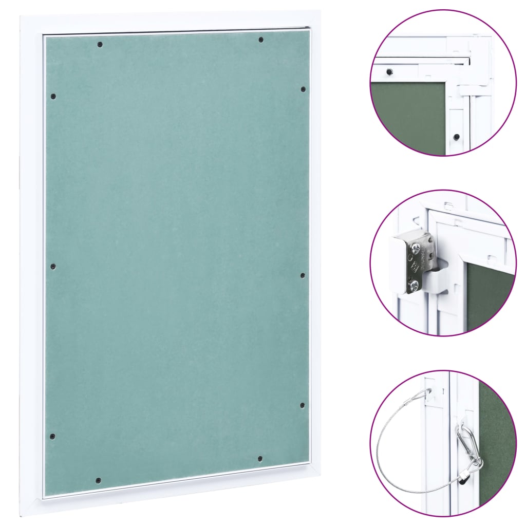 Toegangspaneel met aluminium frame en gipsplaat 300x600 mm 300 x 600 mm