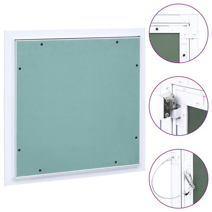 Toegangspaneel met aluminium frame en gipsplaat 400x400 mm 400 x 400 mm