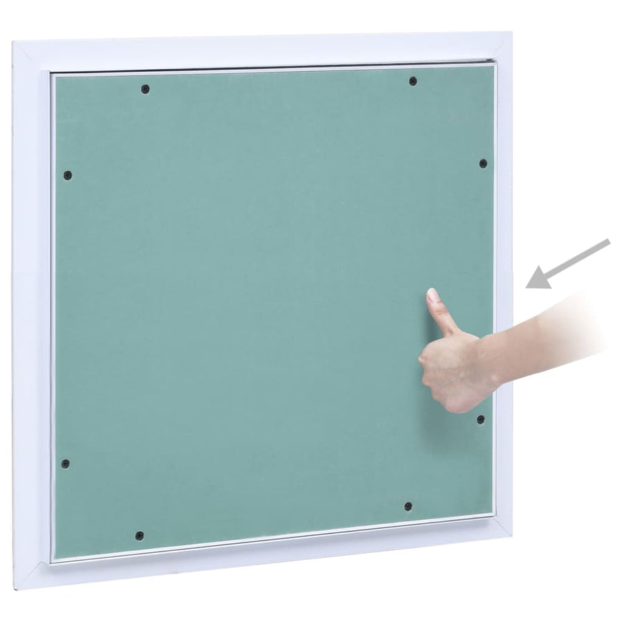 Toegangspaneel met aluminium frame en gipsplaat 400x400 mm 400 x 400 mm