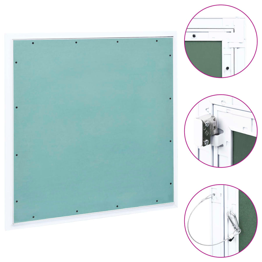 Toegangspaneel met aluminium frame en gipsplaat 700x700 mm 700 x 700 mm