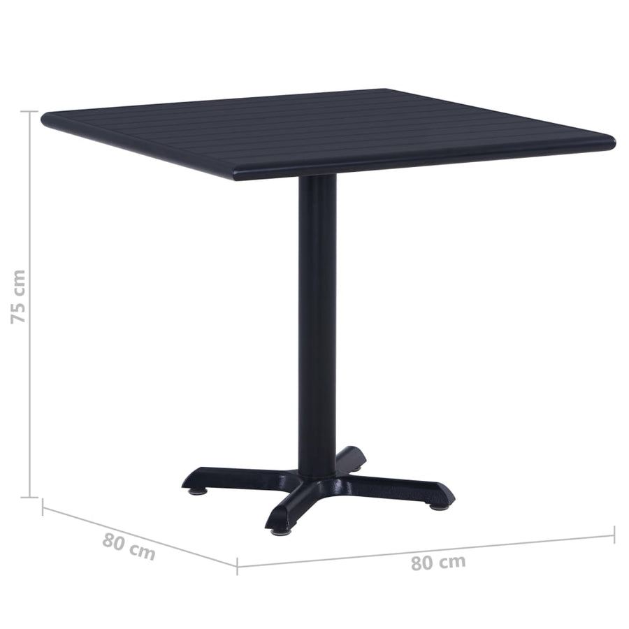 Tuintafel Zwart