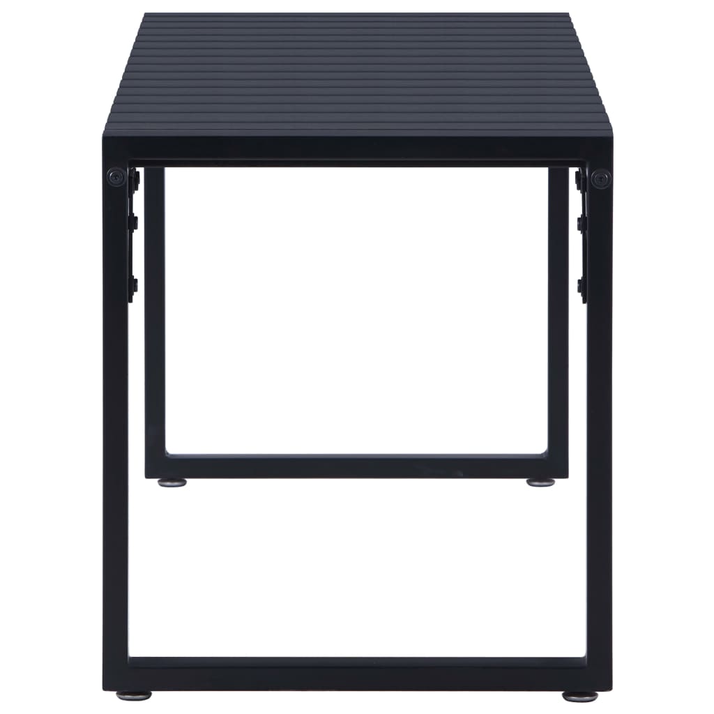 Tuinbank 20,5 Cm Ps-Plaat Zwart 120.5 x 40 x 45 cm
