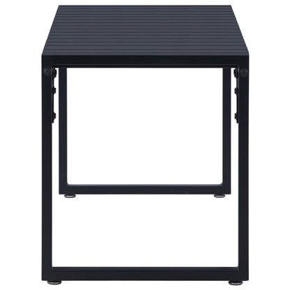 Tuinbank 20,5 Cm Ps-Plaat Zwart 120.5 x 40 x 45 cm