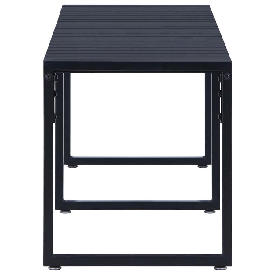 Tuinbank 80 Cm Ps-Plaat Zwart 180 x 40 x 45 cm
