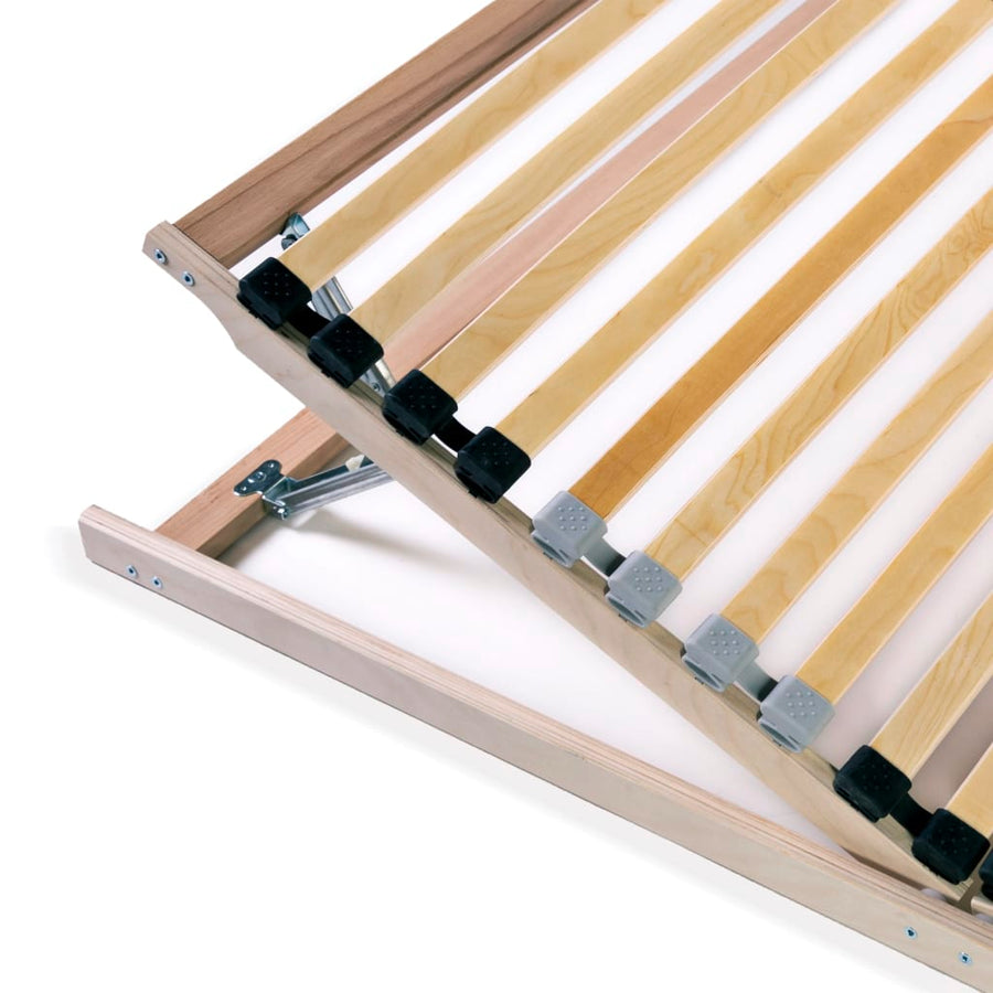 Lattenbodems 2 st met 28 latten 7 zones 90x200 cm 90 x 200 cm 28 latten