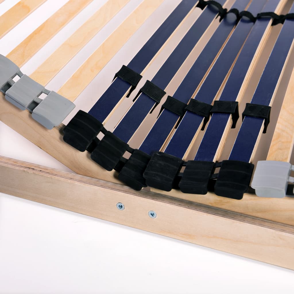 Lattenbodems 2 St Met 7 Zones 90 x 200 cm 42 latten