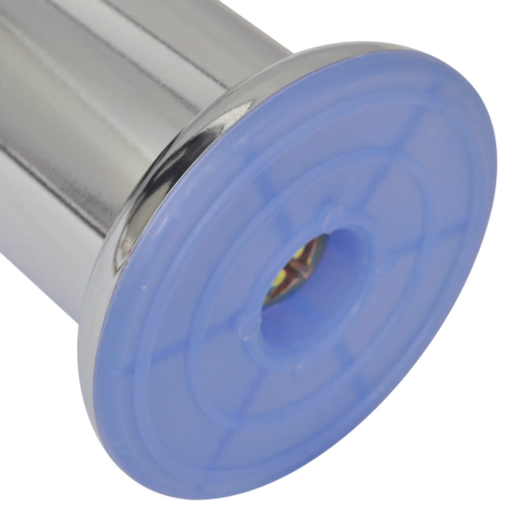 Bankpoten 8 St Rond 60 Mm Chroomkleurig